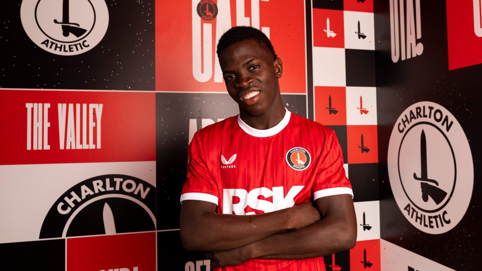Kaheim Dixon on his signing day at Charlton.