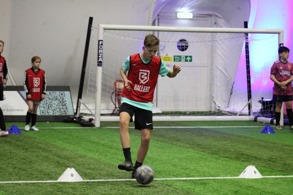 Boy playing at PL Kicks Ballerz Bluewater