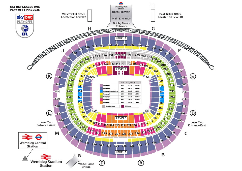 Stadium map