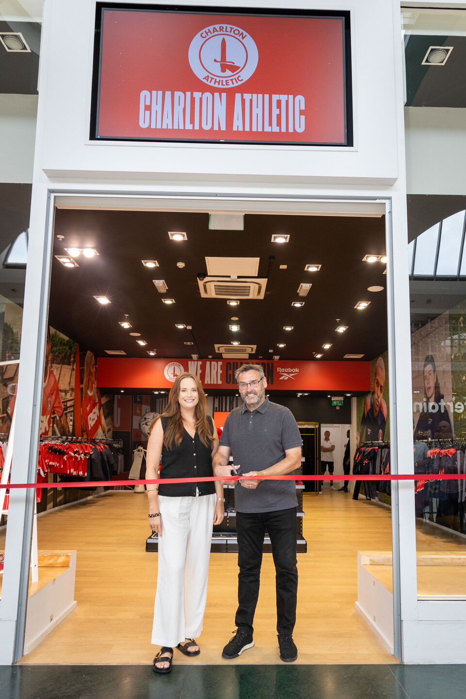 Charlotte Richardson and Steve Brown