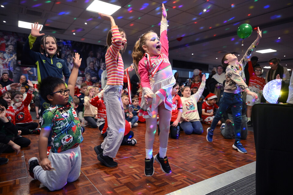 Junior Addicks on the dancefloor