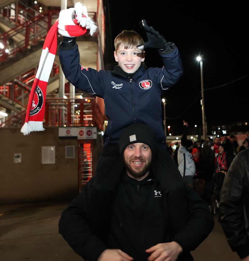 Supporters excited pre-match