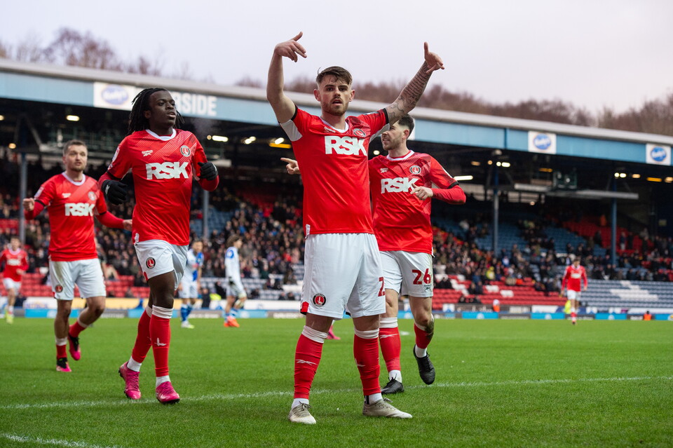 Charlie Kelman celebrates