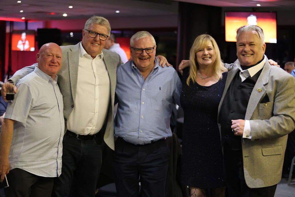 Supporters at Lennie Lawrence Dinner