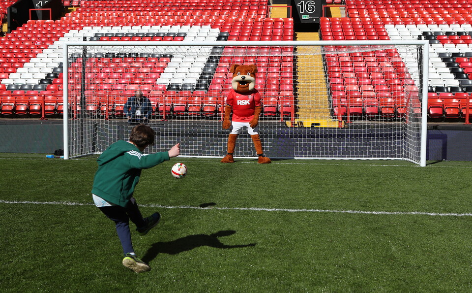 half-time penalty shootout at Liverpool