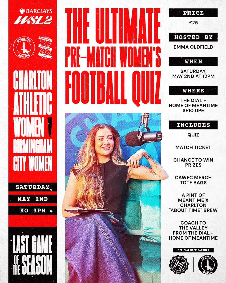 The Ultimate pre-match Women's Football quiz @ The Dial