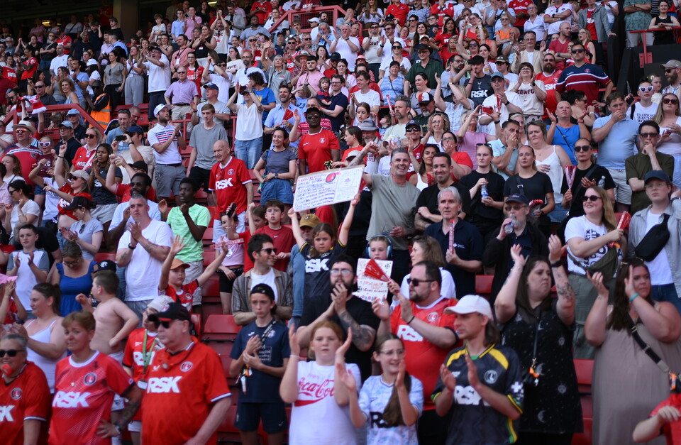 Fans celebrating 