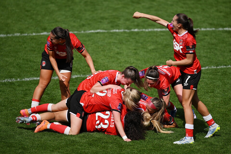 Celebrations after penalties win