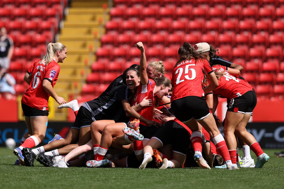 Celebrations after penalties win