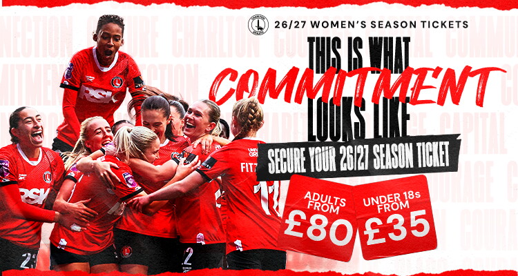 Early Bird Prices Women's Season Tickets Phase 2