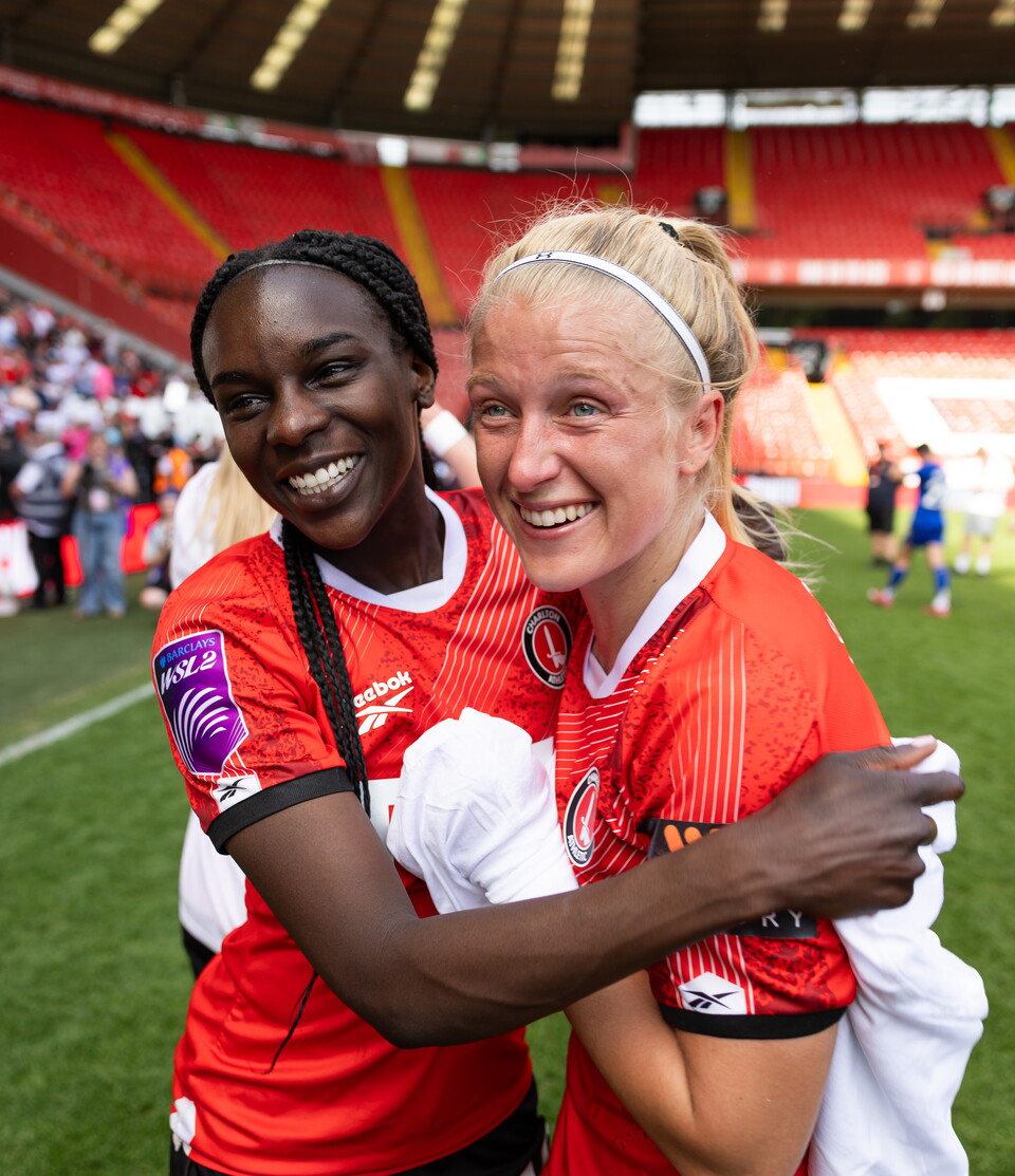 Muya and Lockwood celebrate