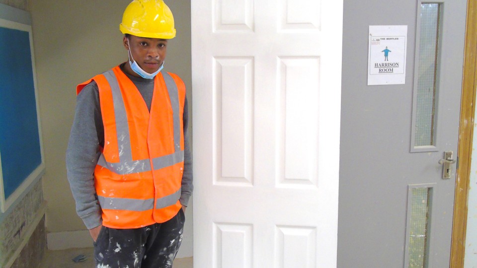 Trainee CP in his work kit