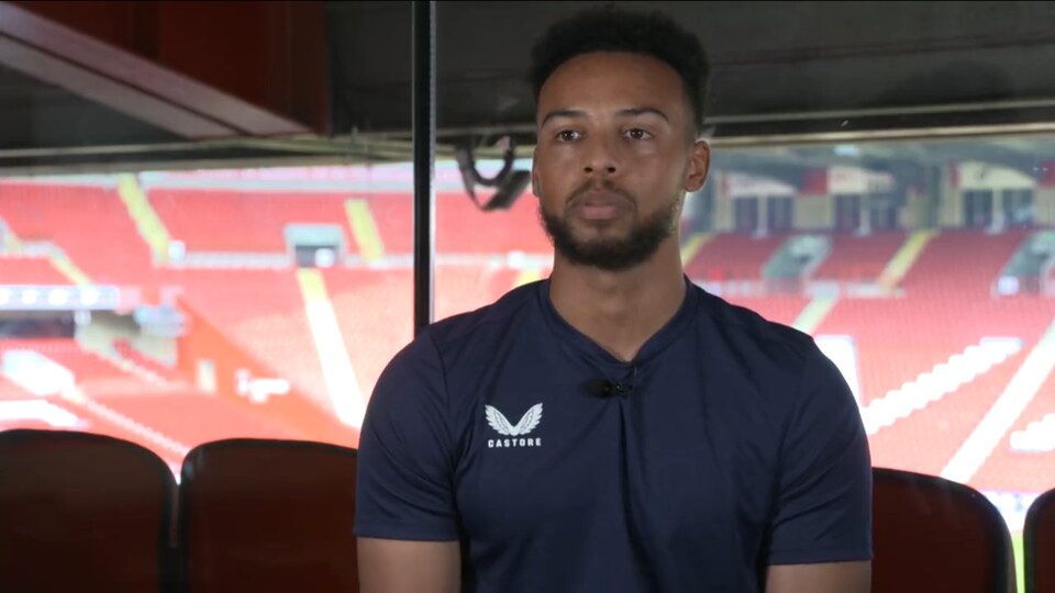 Joe Wollacott during an interview with CharltonTV