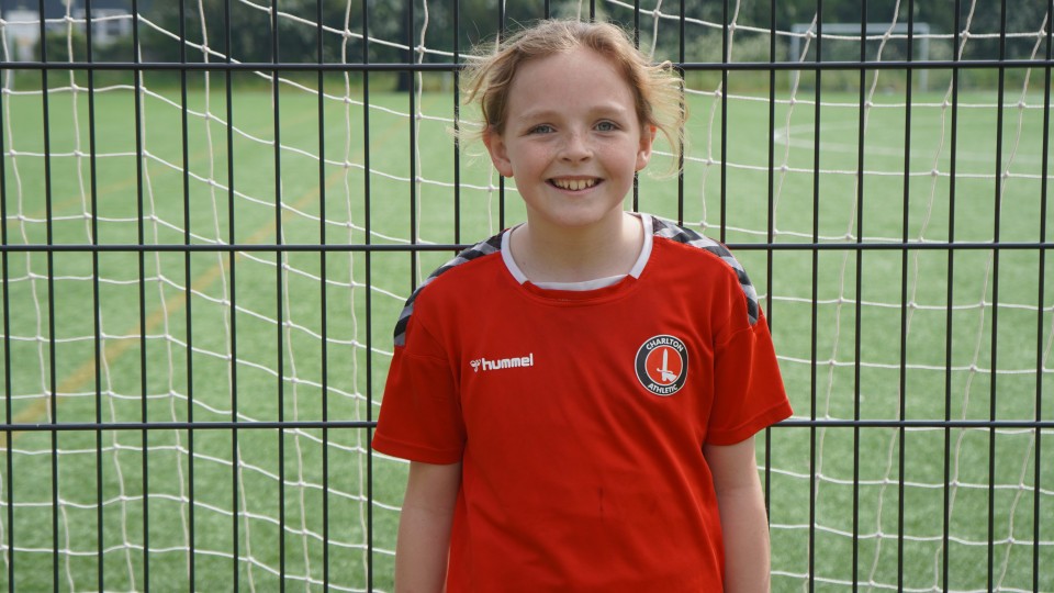 Portrait of Poppy in a Charlton top