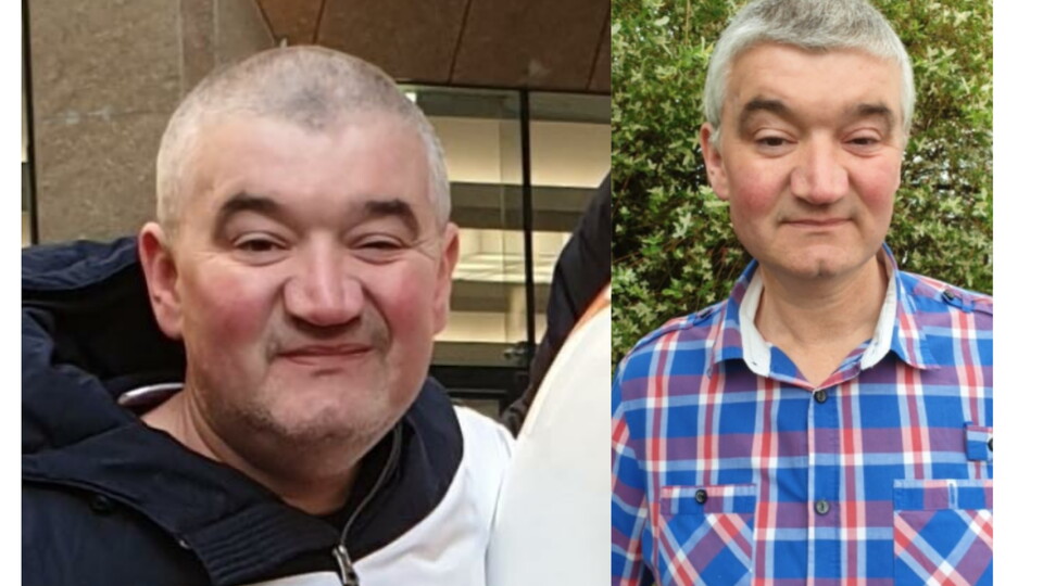 Before and after of Steve Keeble 