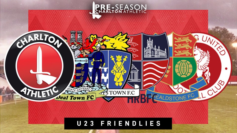 U23 pre-season fixtures graphic