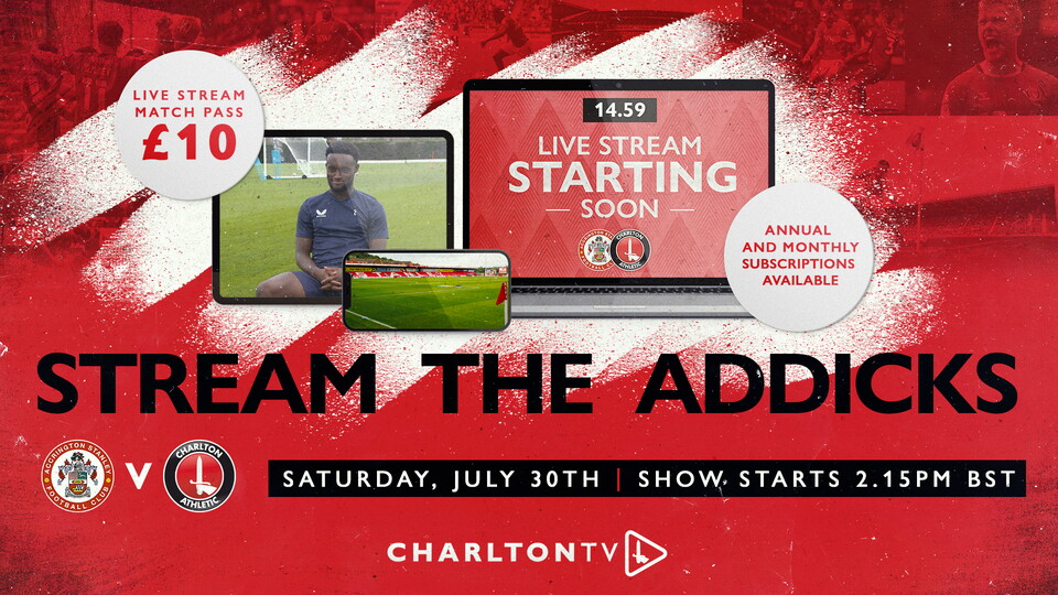 CharltonTV graphic for Accrington Stanley
