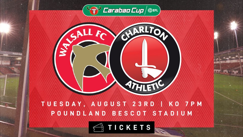 Walsall v Charlton tickets