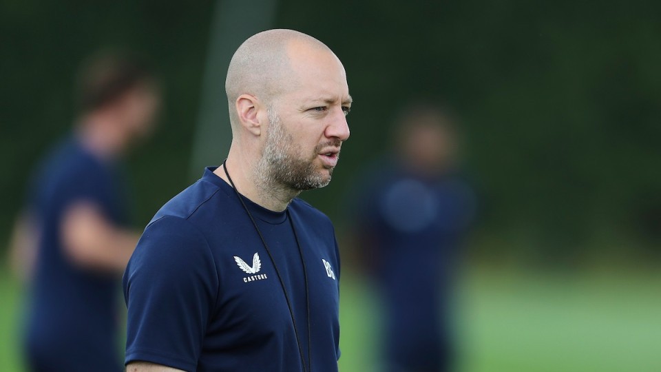 Ben Garner taking training