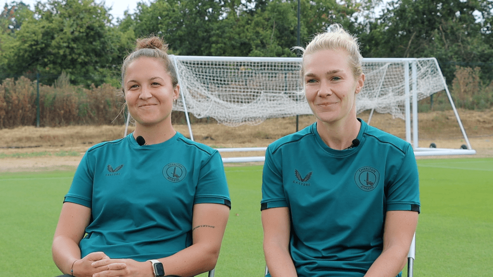 Hannah Godfrey and Emily Simpkins