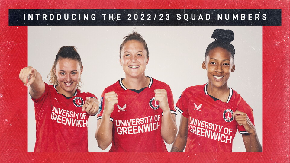 Introducing the 2022/23 squad numbers 