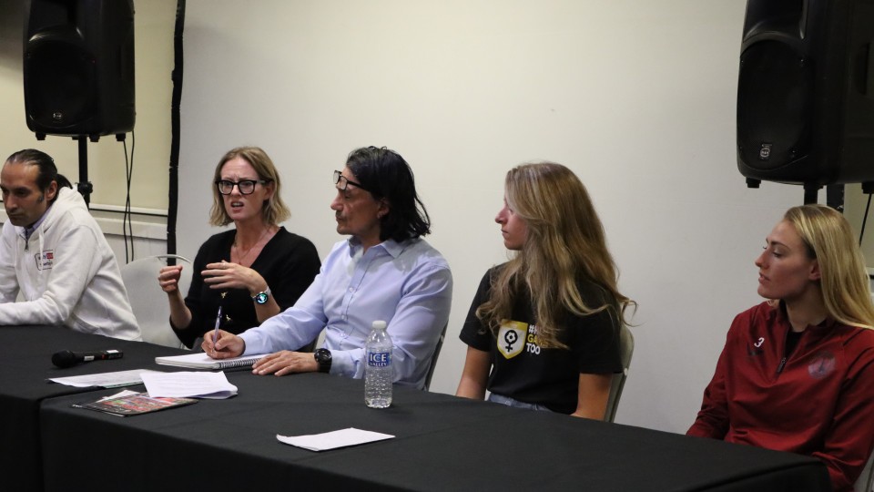 Panel discussion for Bend it Like Beckham