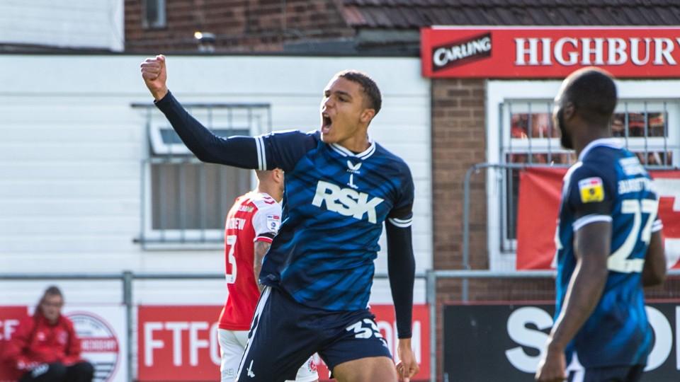 Leaburn celebrates equaliser