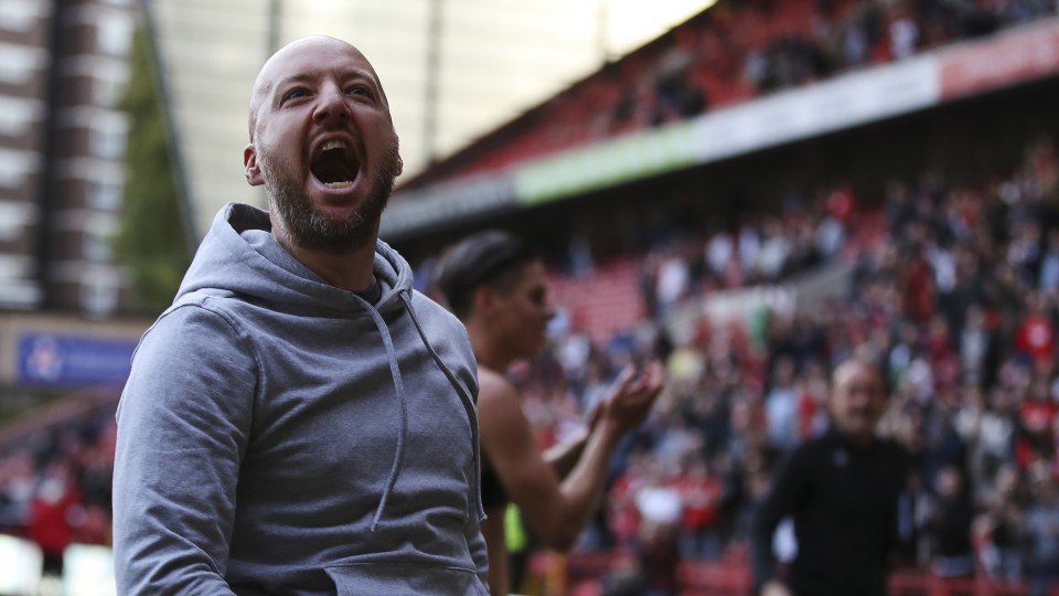 Garner celebrates passionately