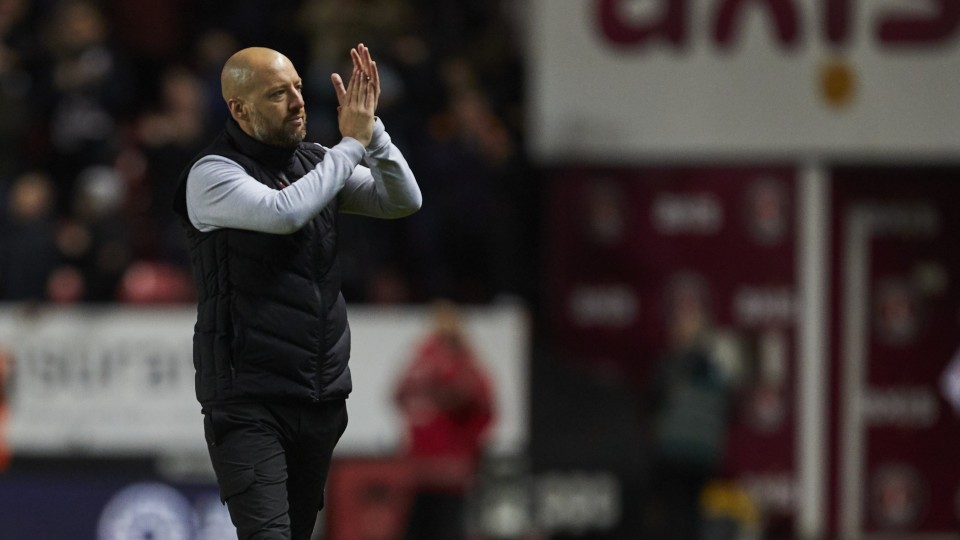 Garner claps Charlton supporters