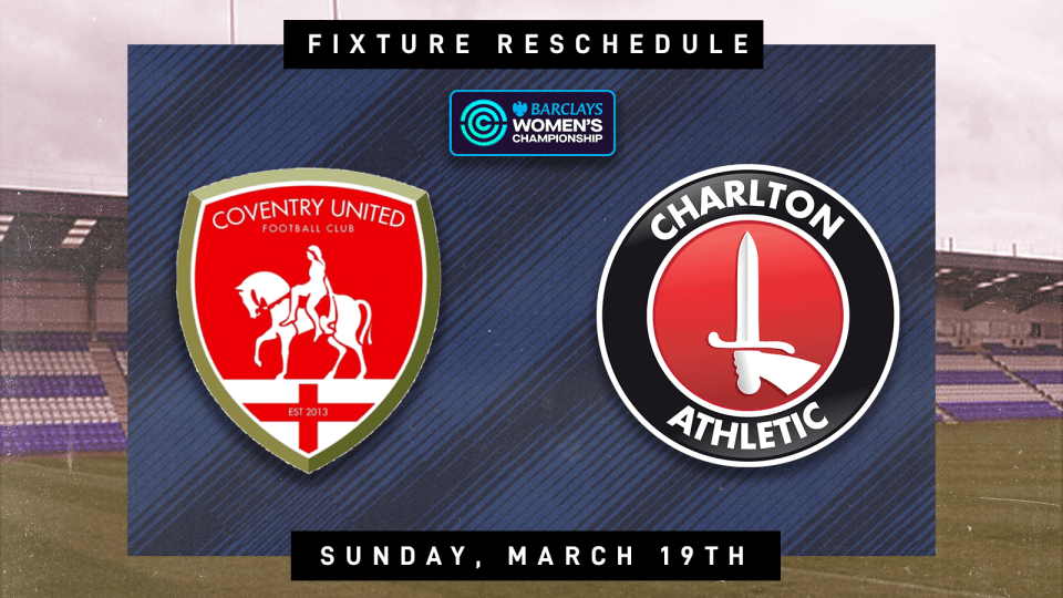 Coventry United v Charlton