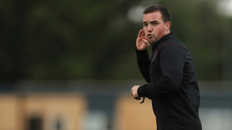 Anthony Hayes at training