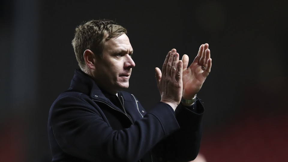 Holden claps supporters