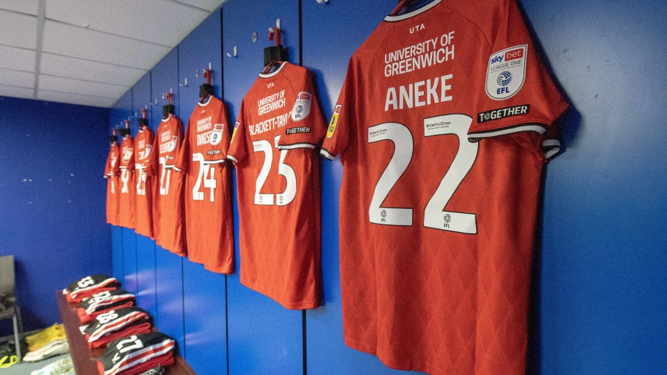 Chuks Aneke's shirt hanging up