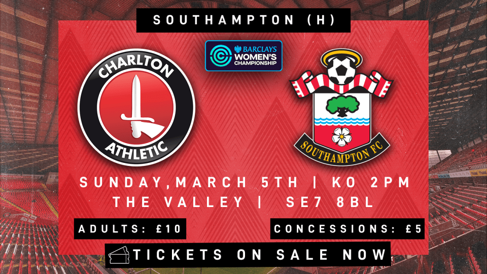 Charlton v Southampton