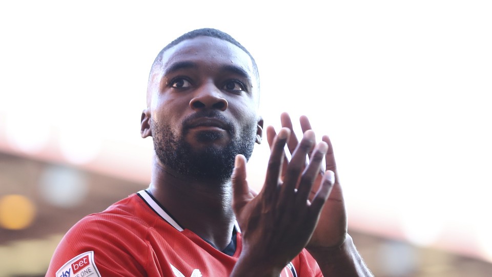 Mandela Egbo claps supporters