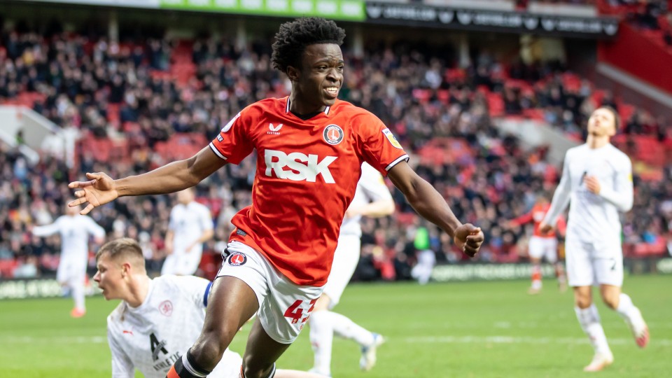 Tyreece Campbell celebrates