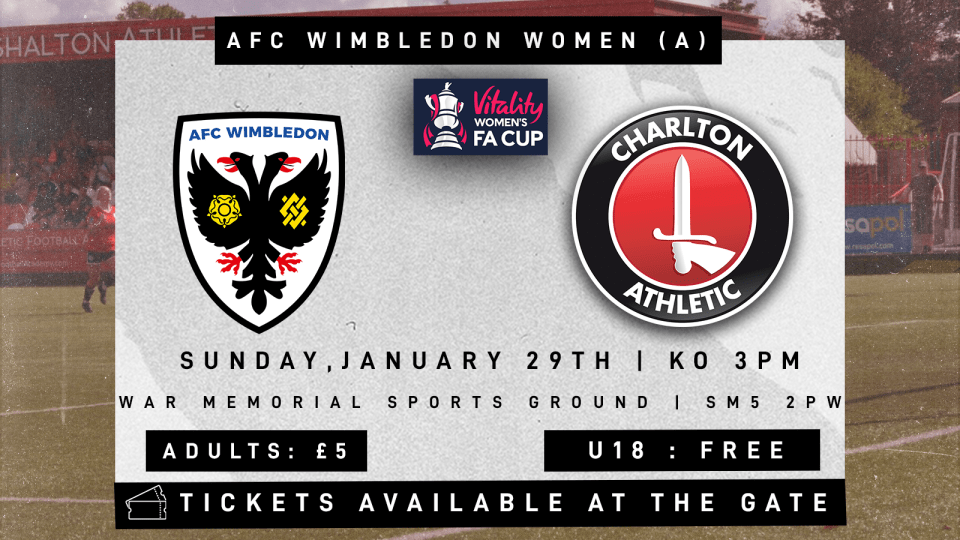 Wimbledon v Charlton