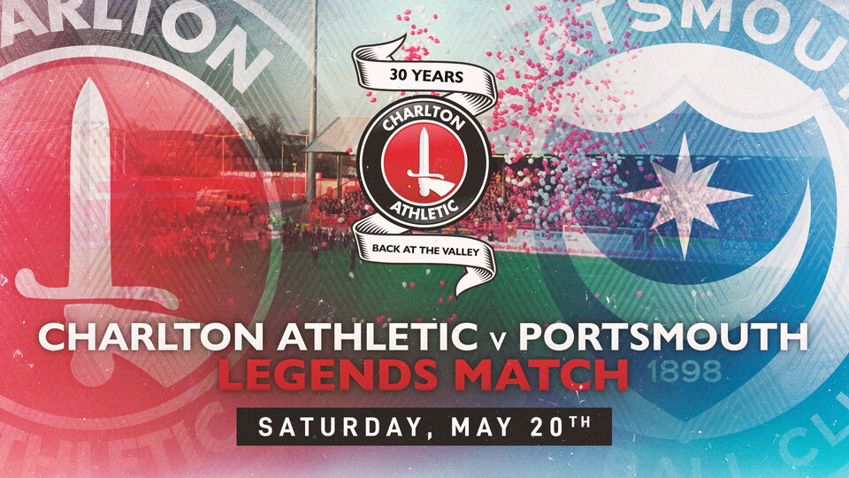 Charlton and Portsmouth logos