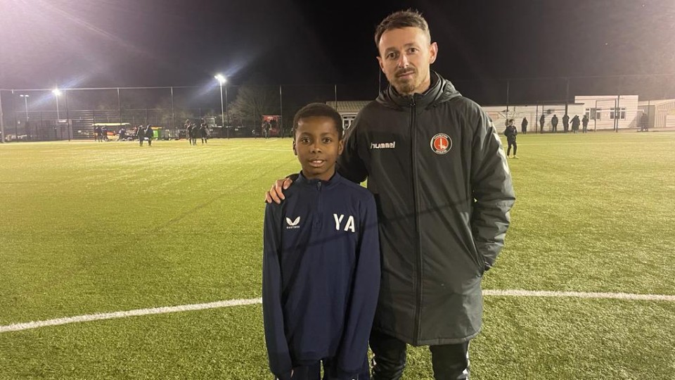 Yemi with CACT staff member Josh Covill