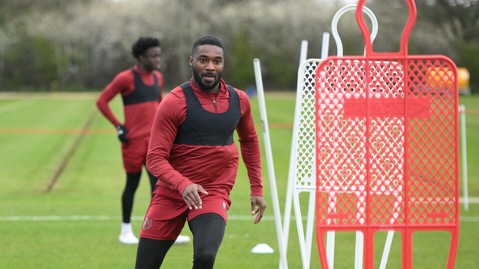 Mandela Egbo in training