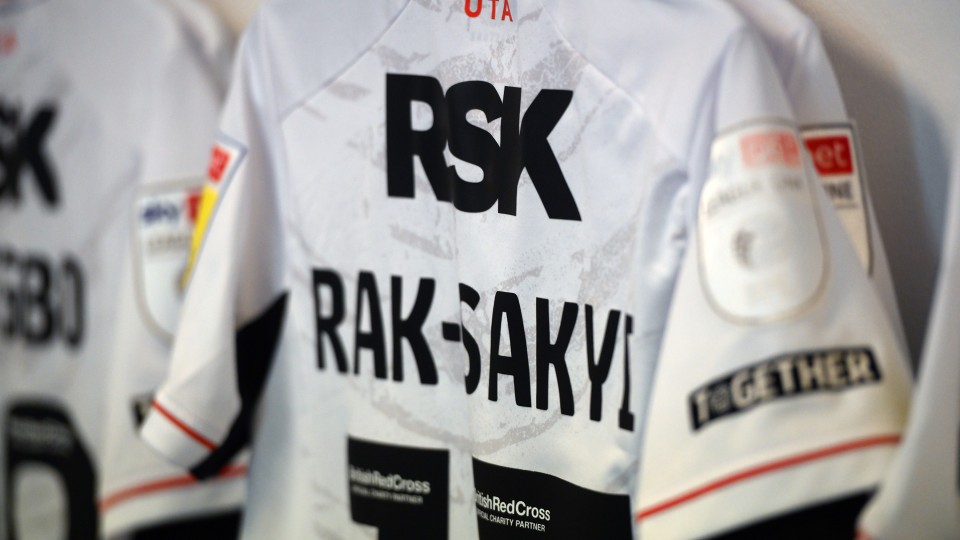 JRS shirt in the dressing room