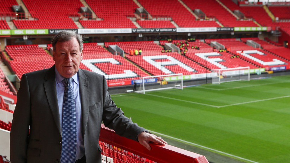 Charlton CEO Peter Storrie at The Valley