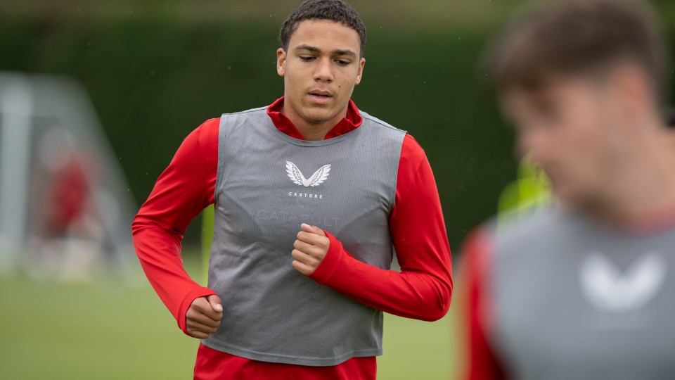 Miles Leaburn training