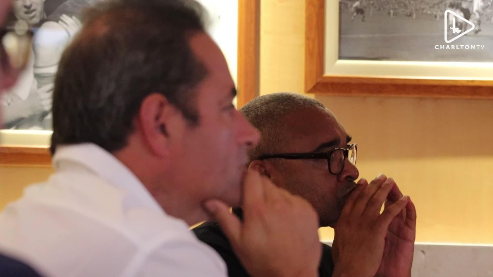 Paul Elliott and Charlie Methven in EDI training