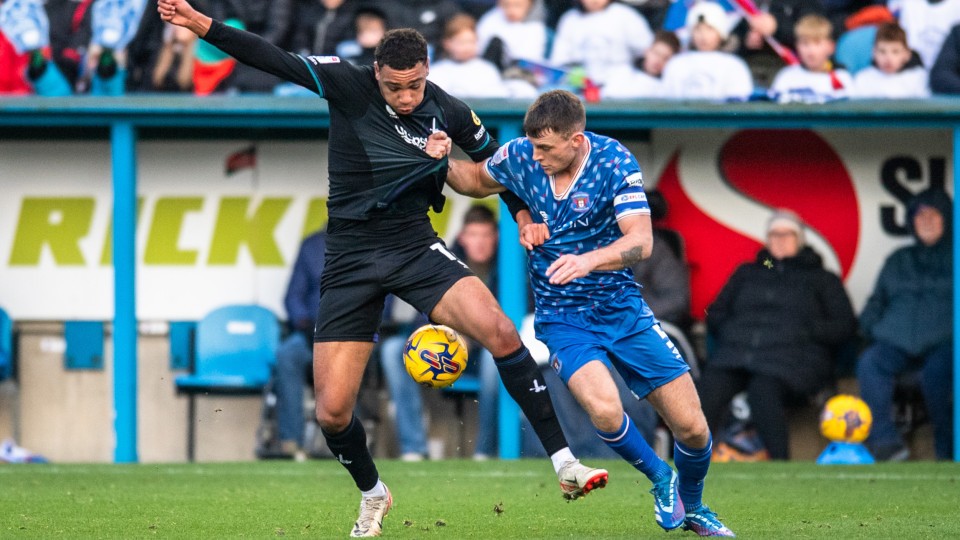 Battling for the ball