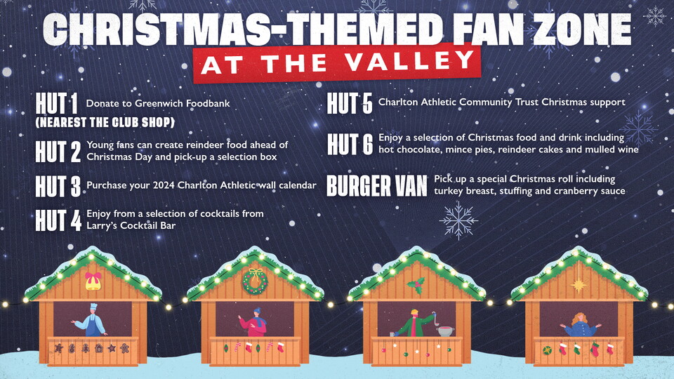 Christmas-themed fan zone