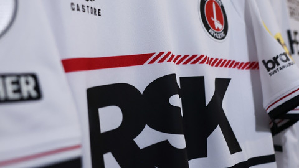 Charlton shirt in the changing room