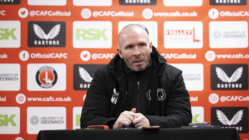 Michael Appleton in his press conference