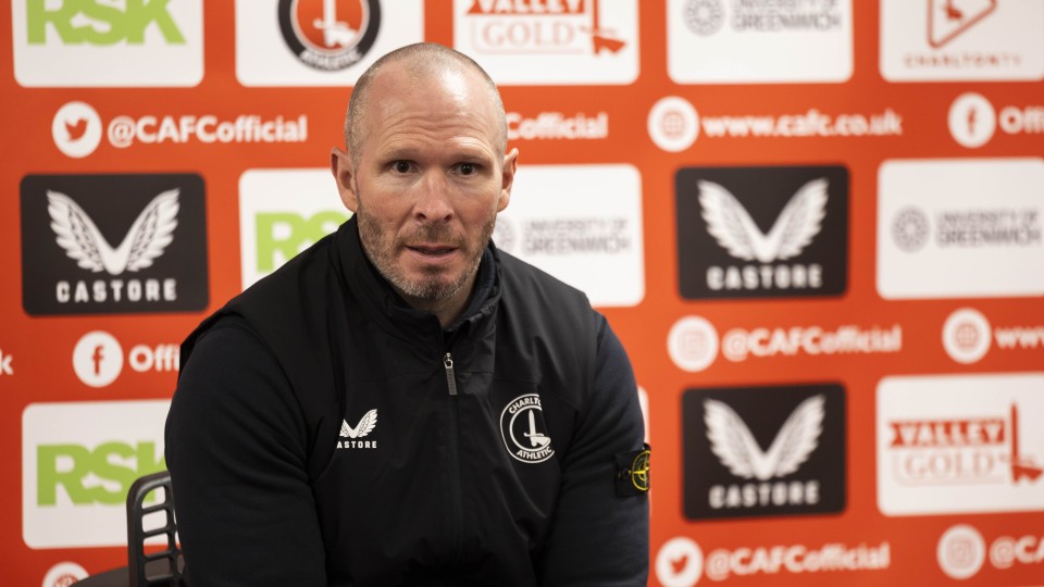 Michael Appleton in his press conference