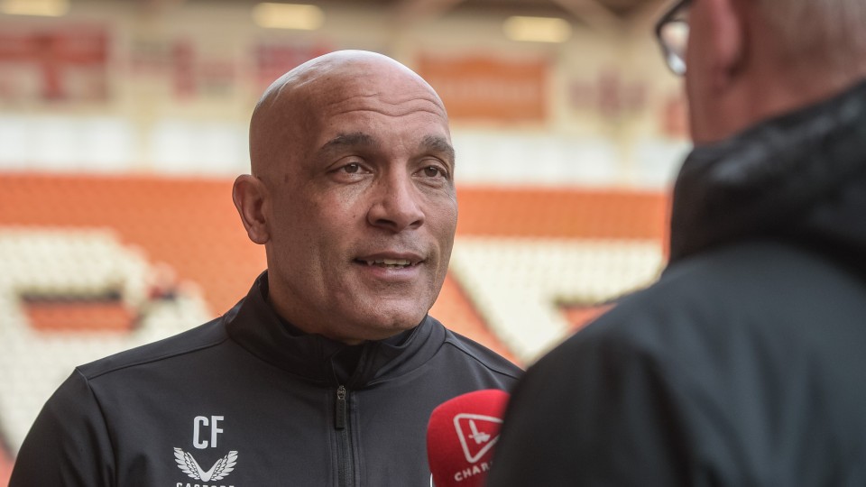 Curtis Fleming being interviewed